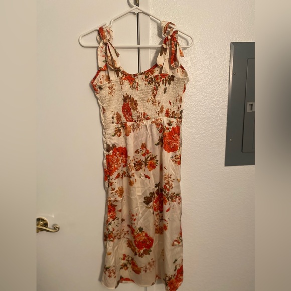 CIDER Floral Bowknot Mermaid Corset Midi Dress - Picture 5 of 12